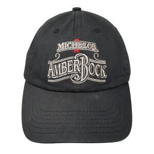 Michelob Amber Bock Slideback Baseball Cap Black One Size Embroidered Capstone